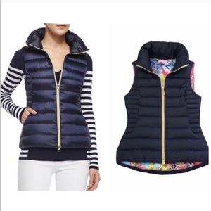 LILLY PULITZER Navy Allie Vest - S